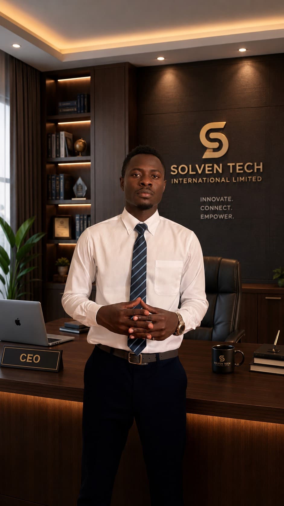 Solomon Garlama, Founder and Chief Executive Officer of Solven Tech International Limited